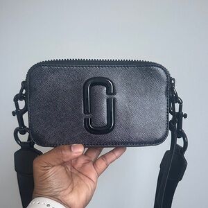 Marc Jacobs Snapshot Black Saffiano Camera Crossbody